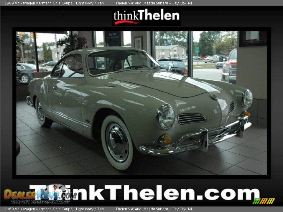 1969 Volkswagen Karmann Ghia Coupe Light Ivory / Tan Photo #1