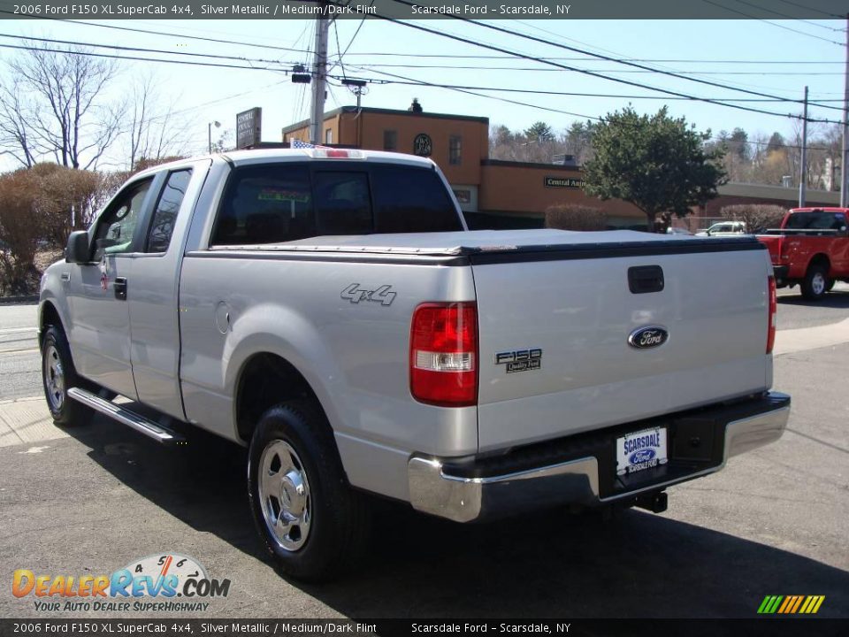2006 Ford F150 XL SuperCab 4x4 Silver Metallic / Medium/Dark Flint Photo #7