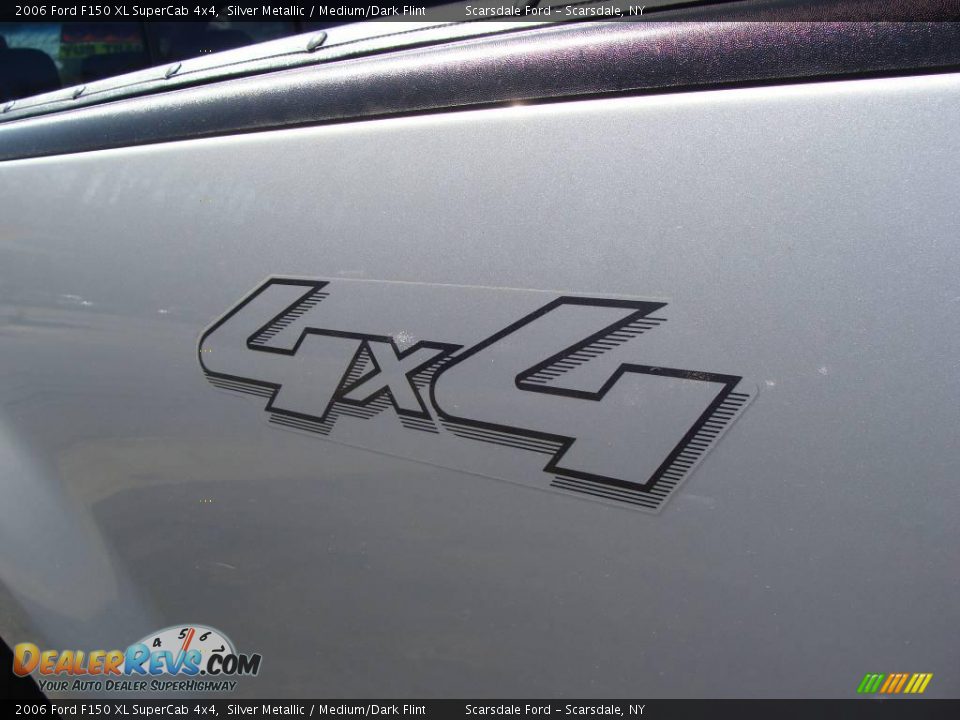 2006 Ford F150 XL SuperCab 4x4 Silver Metallic / Medium/Dark Flint Photo #8