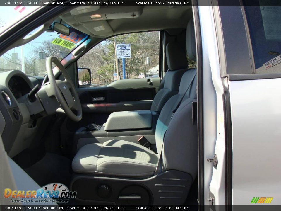 2006 Ford F150 XL SuperCab 4x4 Silver Metallic / Medium/Dark Flint Photo #12
