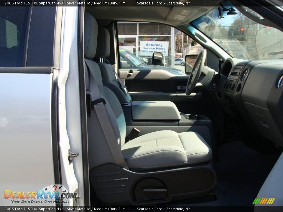 2006 Ford F150 XL SuperCab 4x4 Silver Metallic / Medium/Dark Flint Photo #15