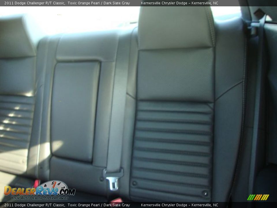 2011 Dodge Challenger R/T Classic Toxic Orange Pearl / Dark Slate Gray Photo #11