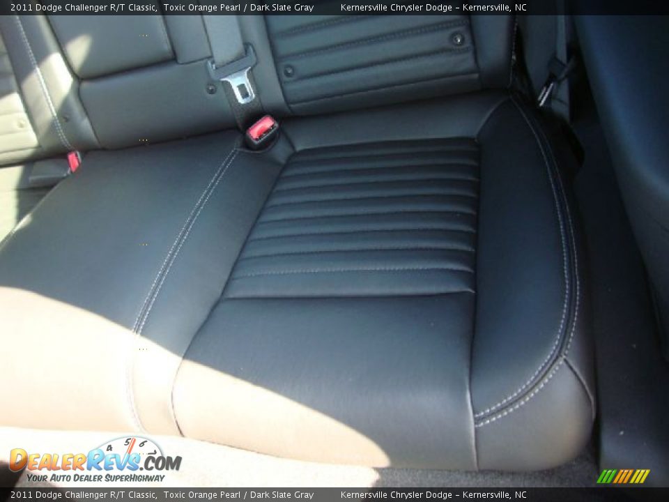 2011 Dodge Challenger R/T Classic Toxic Orange Pearl / Dark Slate Gray Photo #12