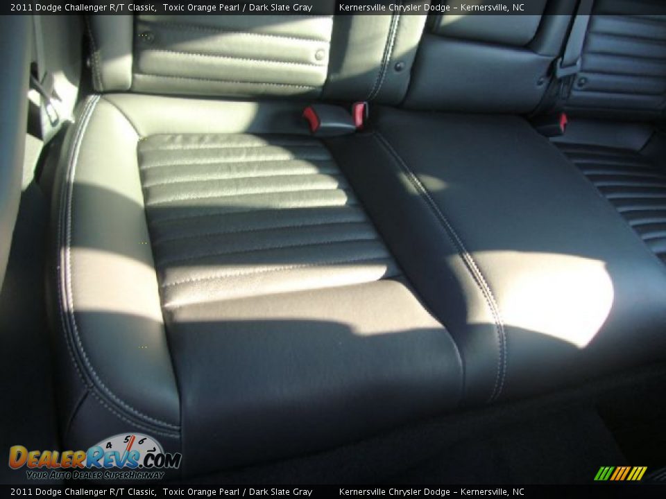 2011 Dodge Challenger R/T Classic Toxic Orange Pearl / Dark Slate Gray Photo #15