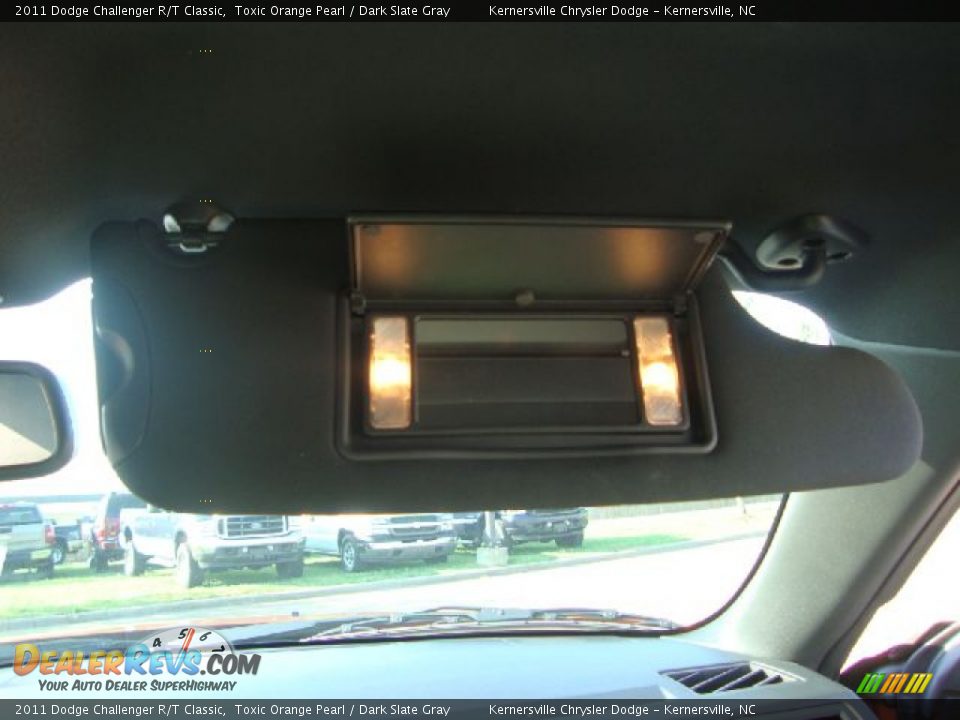 2011 Dodge Challenger R/T Classic Toxic Orange Pearl / Dark Slate Gray Photo #18