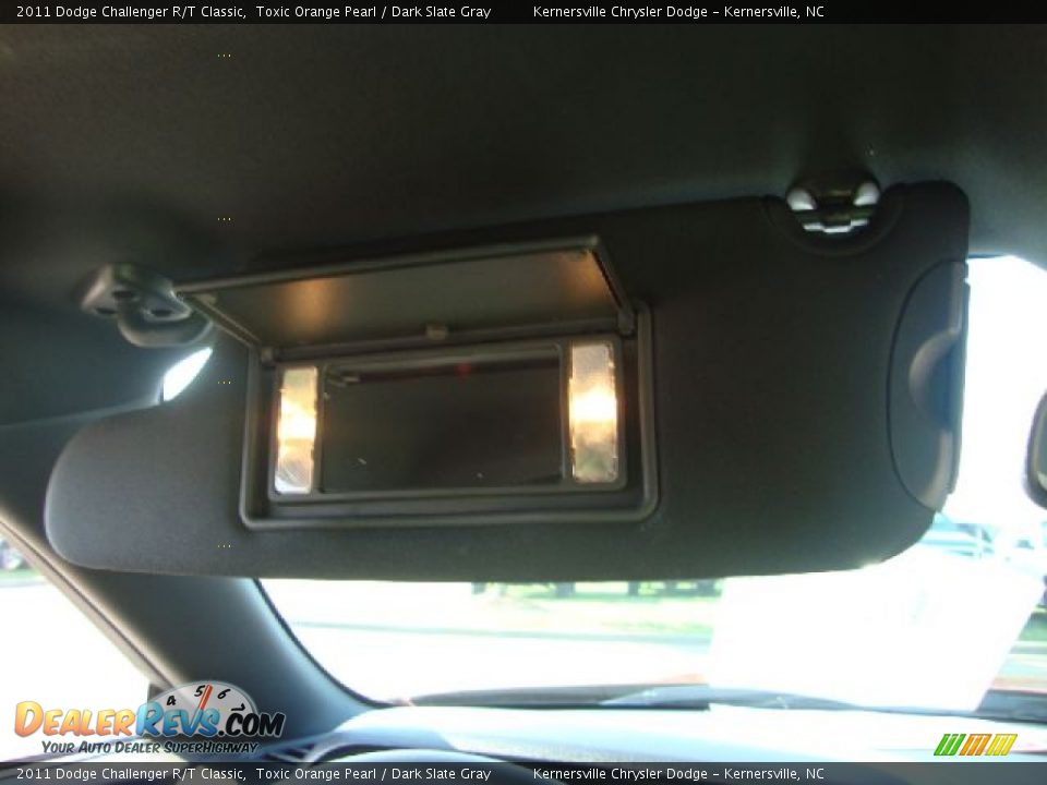 2011 Dodge Challenger R/T Classic Toxic Orange Pearl / Dark Slate Gray Photo #19