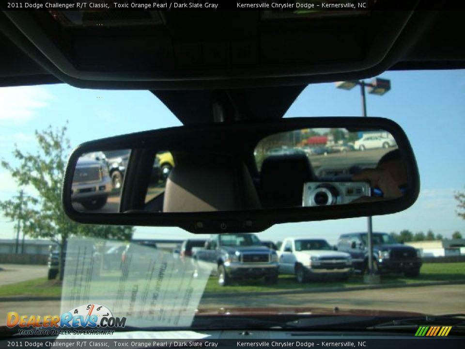 2011 Dodge Challenger R/T Classic Toxic Orange Pearl / Dark Slate Gray Photo #20
