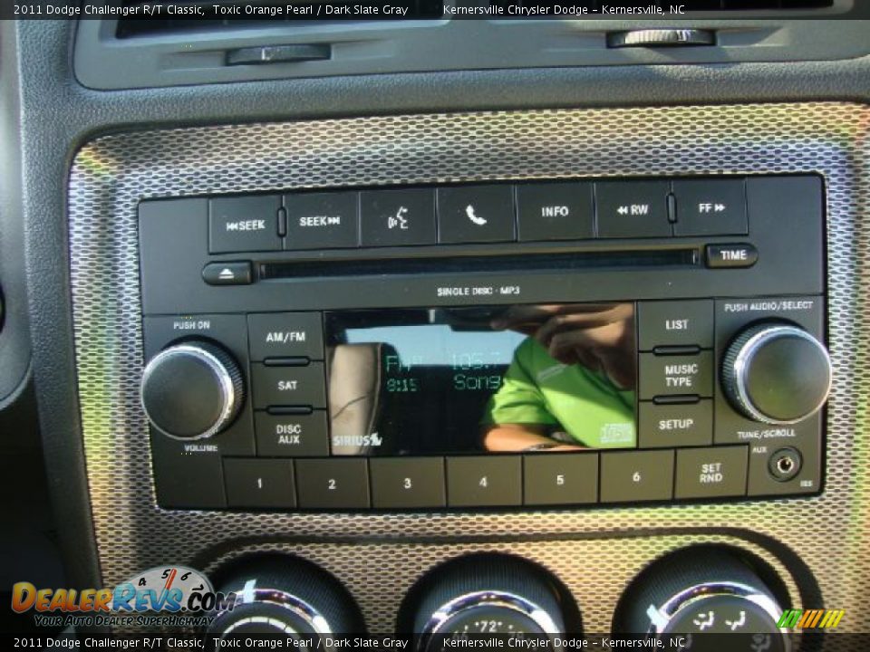 2011 Dodge Challenger R/T Classic Toxic Orange Pearl / Dark Slate Gray Photo #21