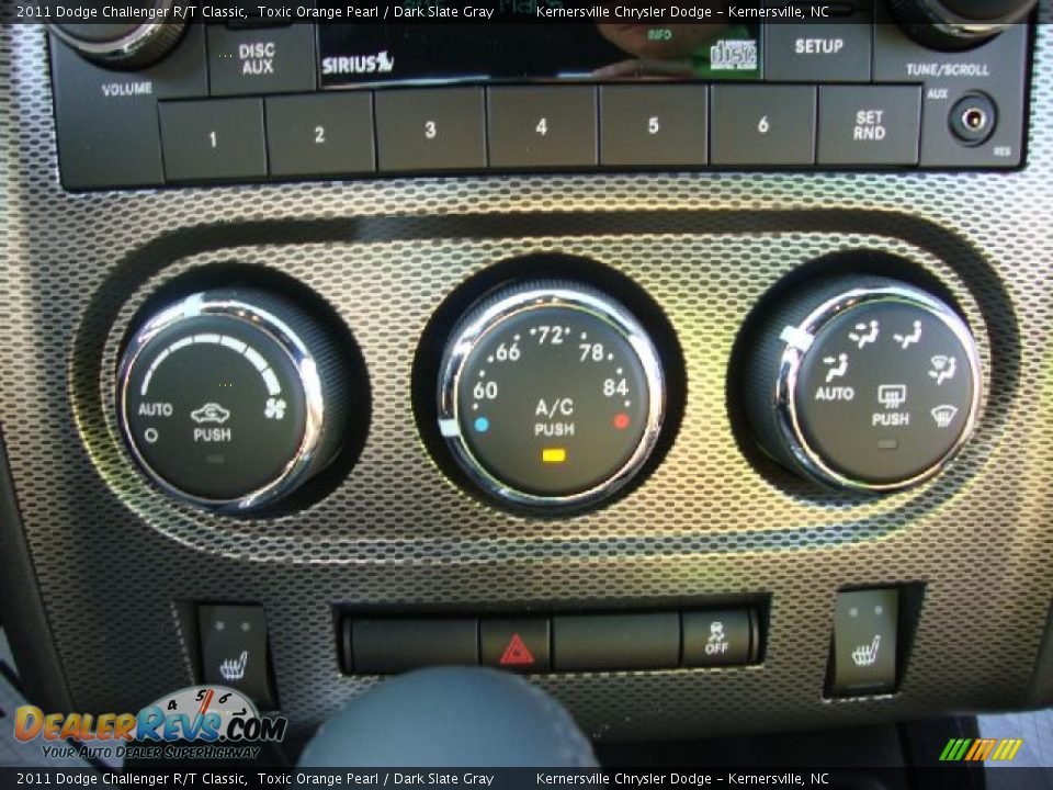 2011 Dodge Challenger R/T Classic Toxic Orange Pearl / Dark Slate Gray Photo #22