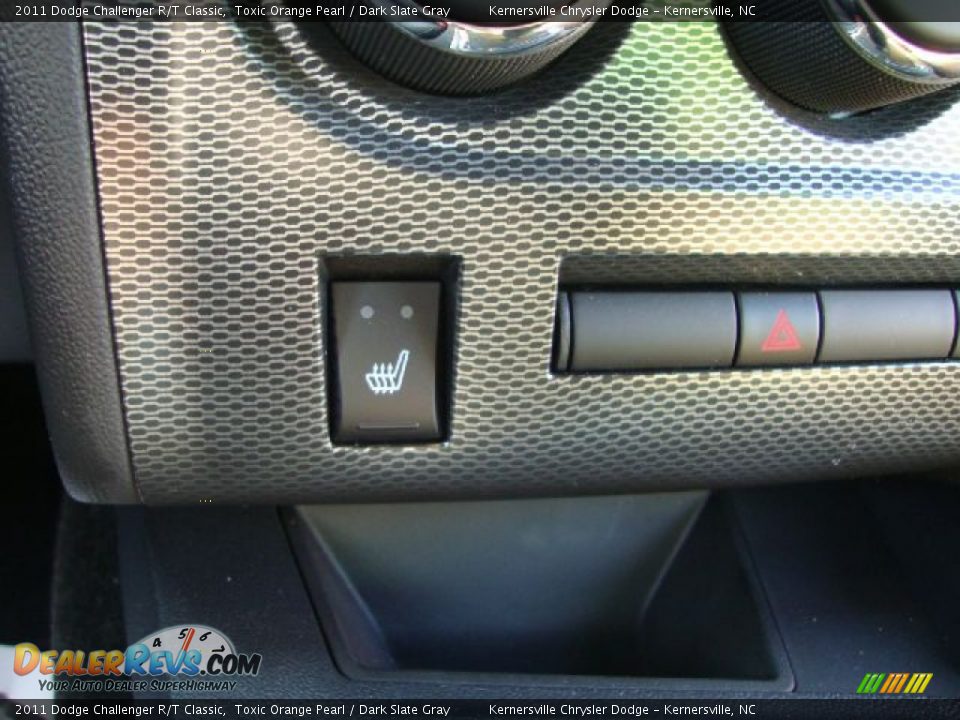 2011 Dodge Challenger R/T Classic Toxic Orange Pearl / Dark Slate Gray Photo #23