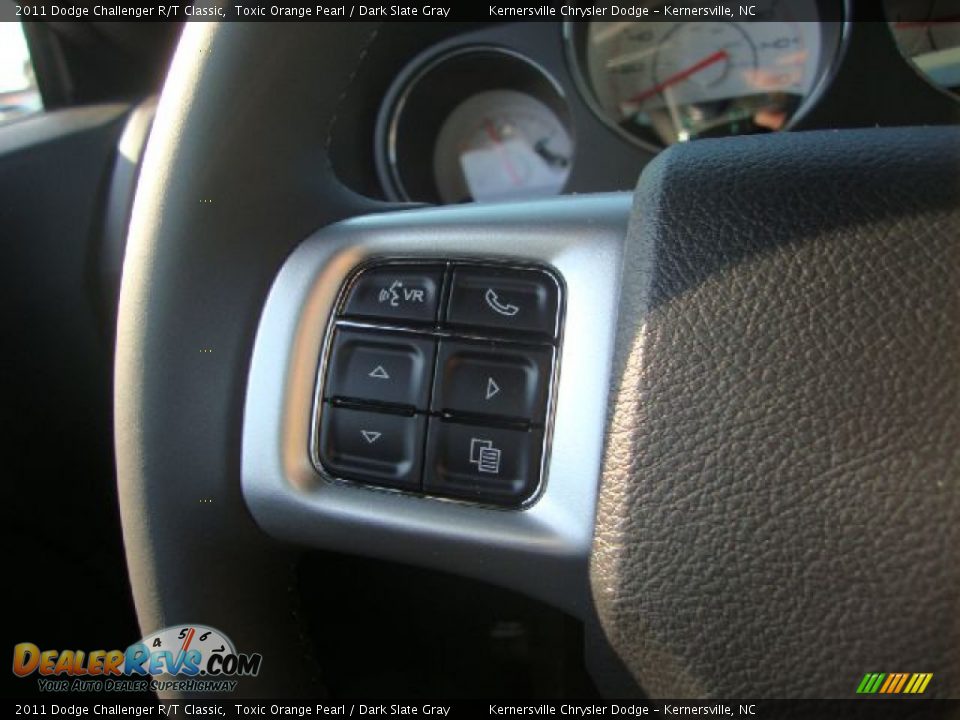 2011 Dodge Challenger R/T Classic Toxic Orange Pearl / Dark Slate Gray Photo #27