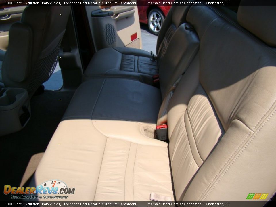2000 Ford Excursion Limited 4x4 Toreador Red Metallic / Medium Parchment Photo #13