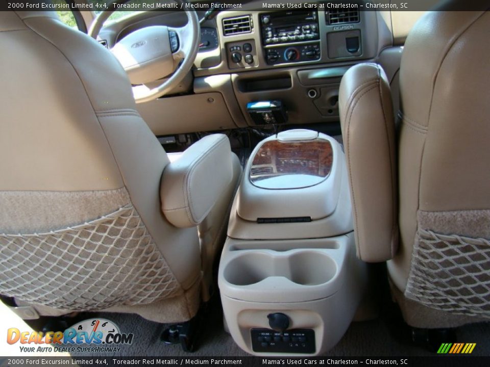 2000 Ford Excursion Limited 4x4 Toreador Red Metallic / Medium Parchment Photo #18