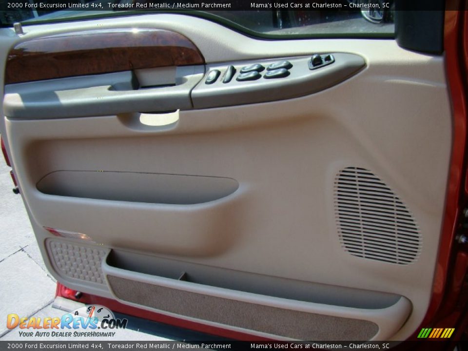 2000 Ford Excursion Limited 4x4 Toreador Red Metallic / Medium Parchment Photo #22