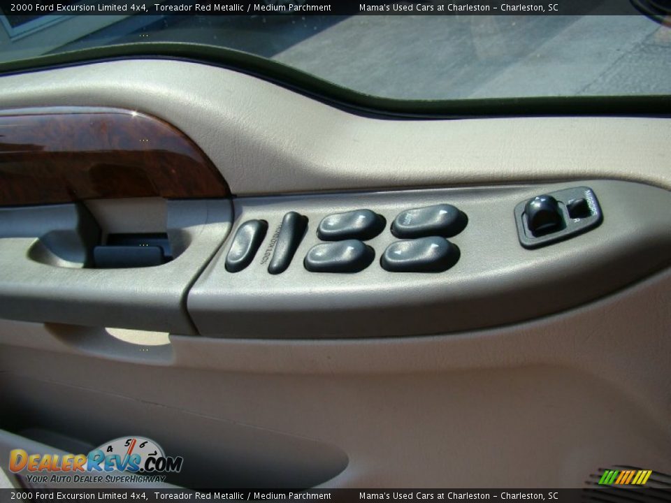 2000 Ford Excursion Limited 4x4 Toreador Red Metallic / Medium Parchment Photo #23
