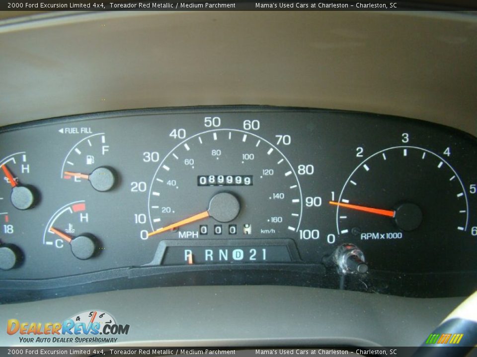 2000 Ford Excursion Limited 4x4 Gauges Photo #26