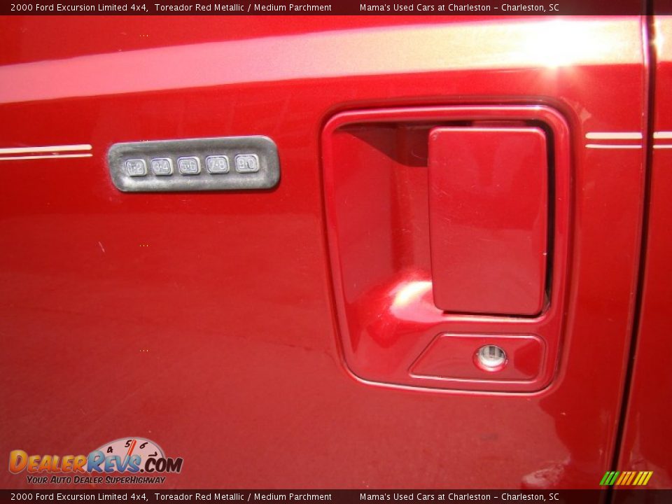 2000 Ford Excursion Limited 4x4 Toreador Red Metallic / Medium Parchment Photo #34
