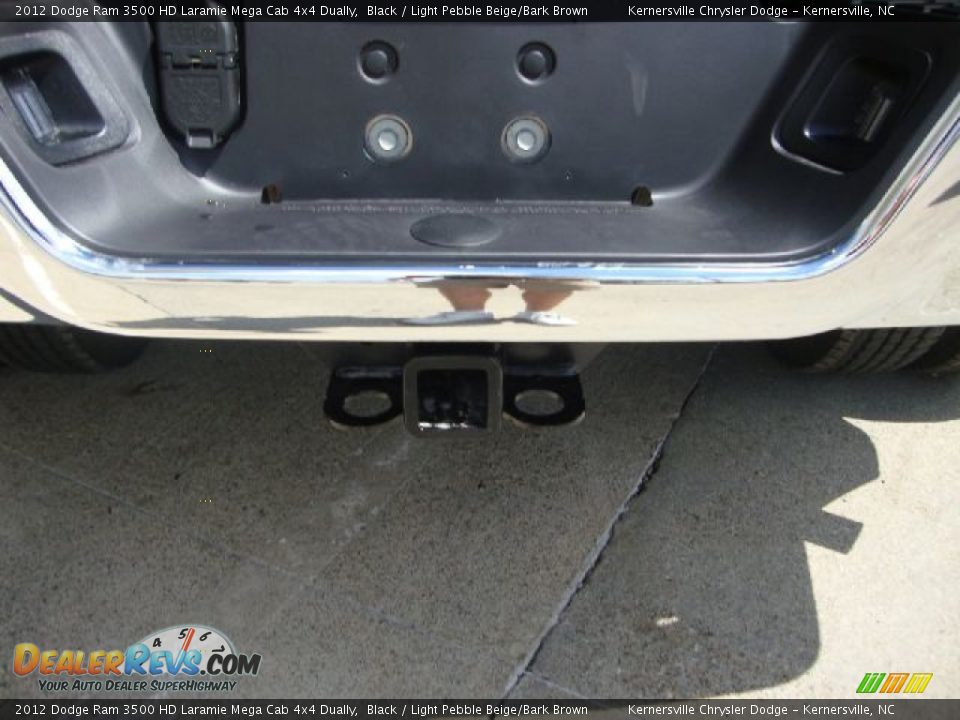 2012 Dodge Ram 3500 HD Laramie Mega Cab 4x4 Dually Black / Light Pebble Beige/Bark Brown Photo #16