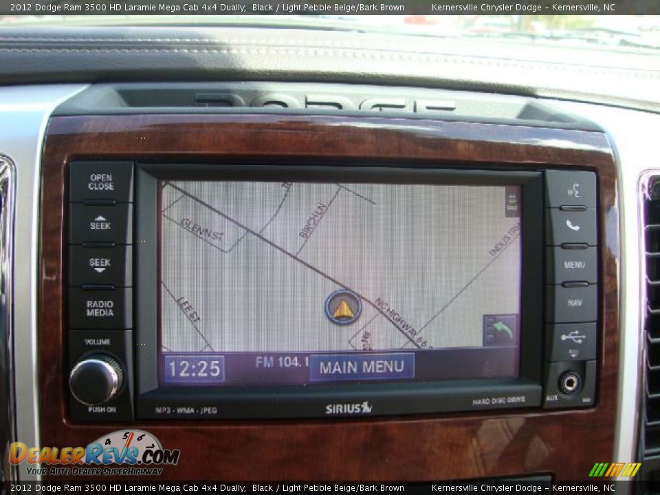 Navigation of 2012 Dodge Ram 3500 HD Laramie Mega Cab 4x4 Dually Photo #24