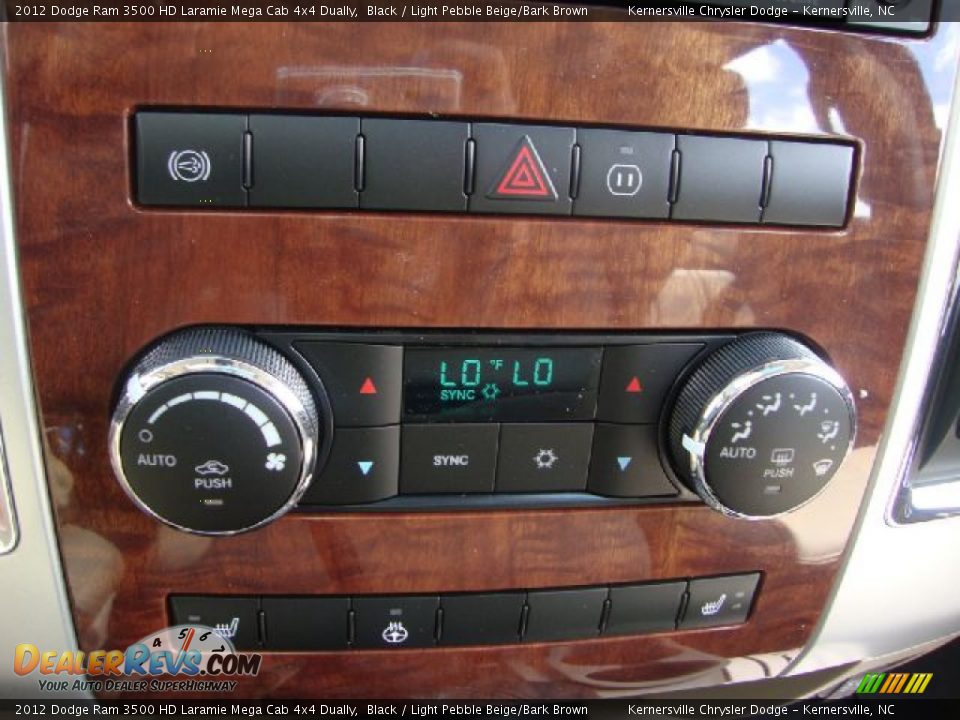 Controls of 2012 Dodge Ram 3500 HD Laramie Mega Cab 4x4 Dually Photo #25