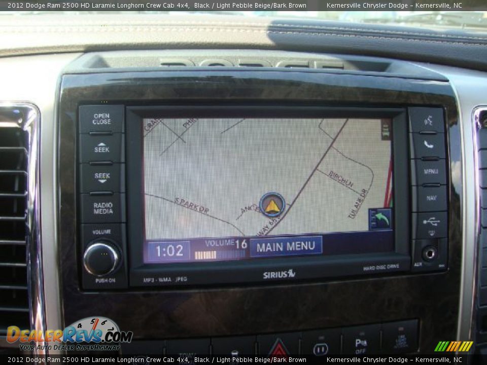 2012 Dodge Ram 2500 HD Laramie Longhorn Crew Cab 4x4 Black / Light Pebble Beige/Bark Brown Photo #11