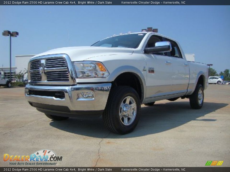 2012 Dodge Ram 2500 HD Laramie Crew Cab 4x4 Bright White / Dark Slate Photo #1