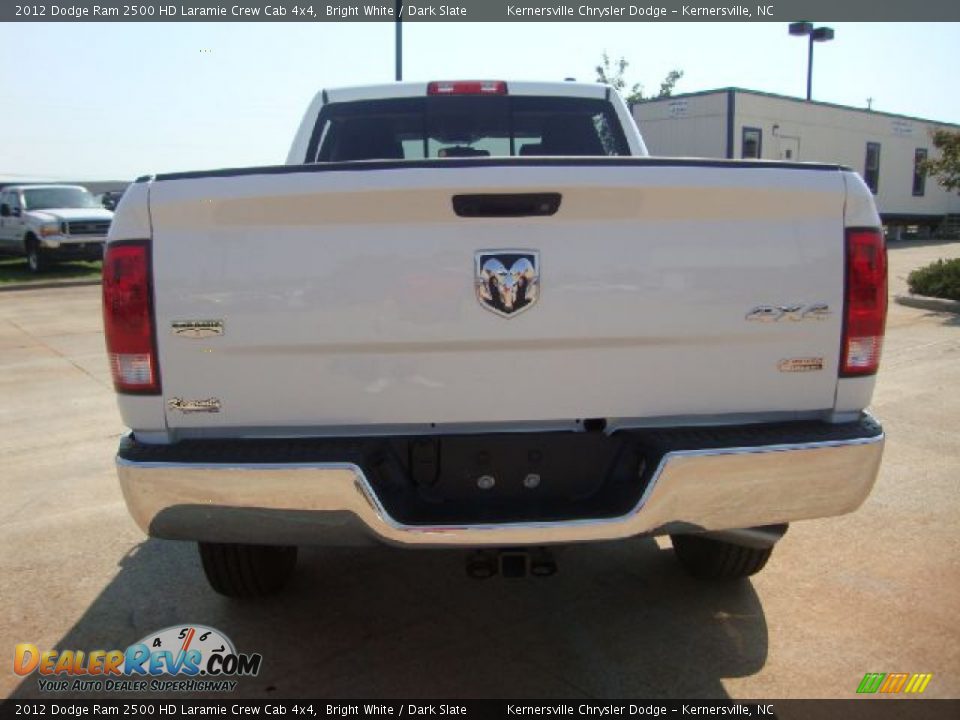 2012 Dodge Ram 2500 HD Laramie Crew Cab 4x4 Bright White / Dark Slate Photo #3