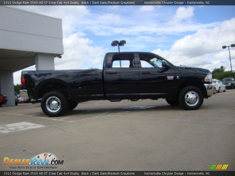 2012 Dodge Ram 3500 HD ST Crew Cab 4x4 Dually Black / Dark Slate/Medium Graystone Photo #2