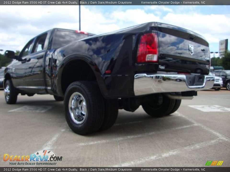 2012 Dodge Ram 3500 HD ST Crew Cab 4x4 Dually Black / Dark Slate/Medium Graystone Photo #5