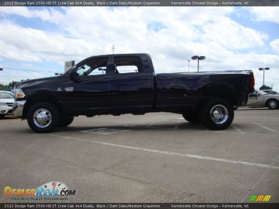 2012 Dodge Ram 3500 HD ST Crew Cab 4x4 Dually Black / Dark Slate/Medium Graystone Photo #6