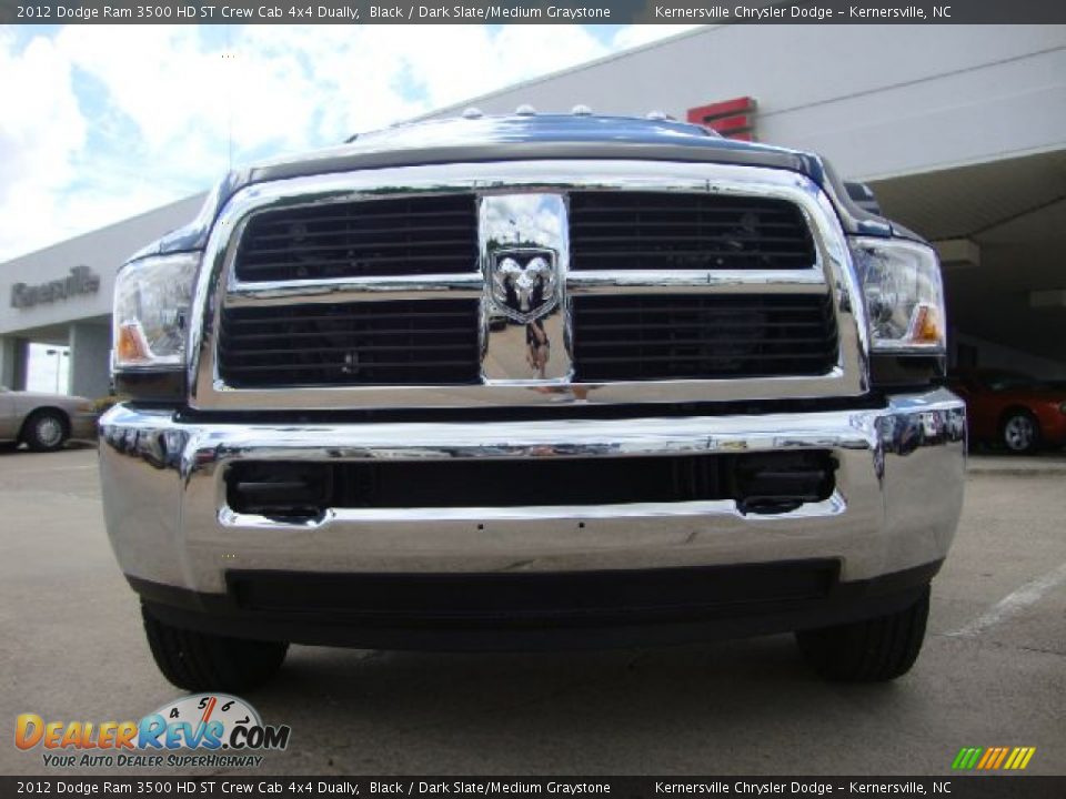 2012 Dodge Ram 3500 HD ST Crew Cab 4x4 Dually Black / Dark Slate/Medium Graystone Photo #8