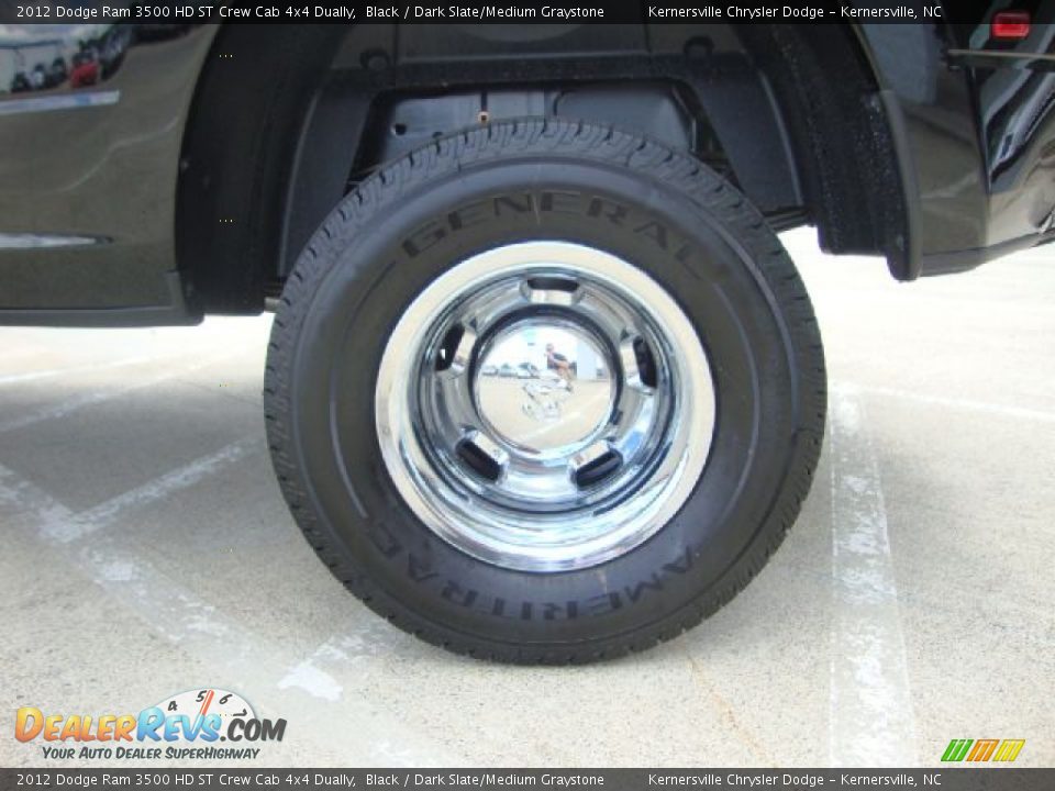 2012 Dodge Ram 3500 HD ST Crew Cab 4x4 Dually Black / Dark Slate/Medium Graystone Photo #16