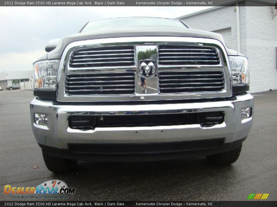 2012 Dodge Ram 3500 HD Laramie Mega Cab 4x4 Black / Dark Slate Photo #8