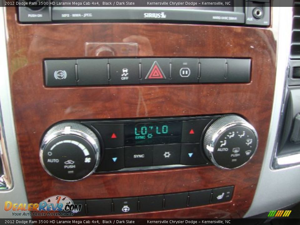 Controls of 2012 Dodge Ram 3500 HD Laramie Mega Cab 4x4 Photo #23