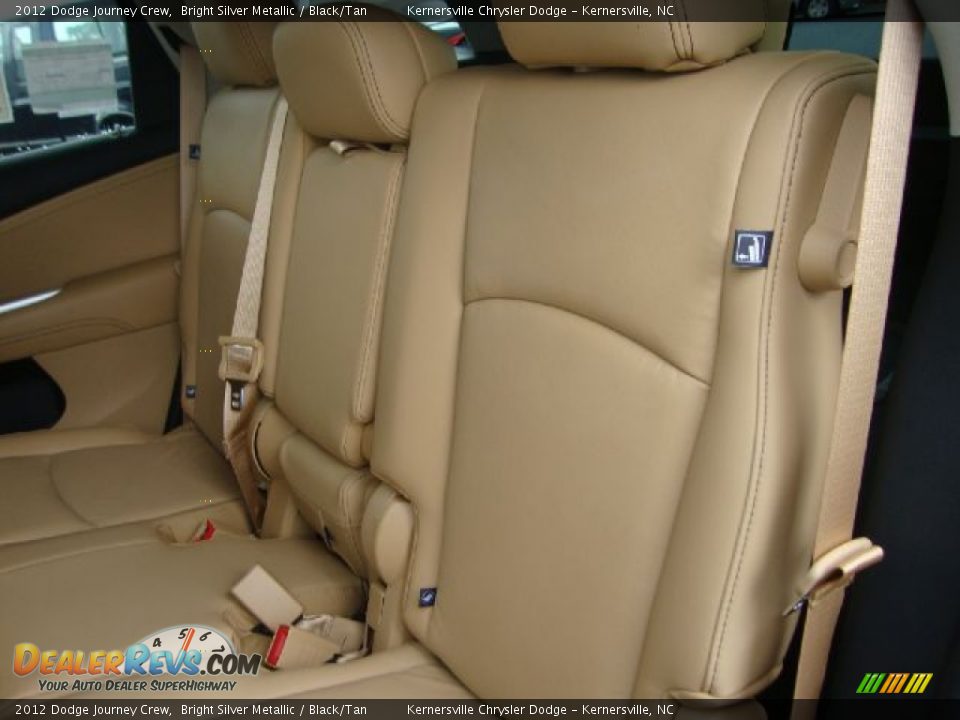 2012 Dodge Journey Crew Bright Silver Metallic / Black/Tan Photo #11