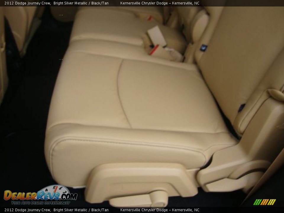 2012 Dodge Journey Crew Bright Silver Metallic / Black/Tan Photo #12