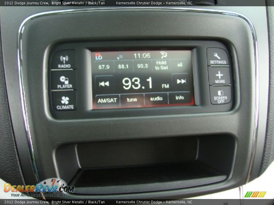 Controls of 2012 Dodge Journey Crew Photo #20