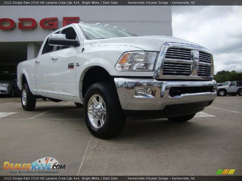 2012 Dodge Ram 2500 HD Laramie Crew Cab 4x4 Bright White / Dark Slate Photo #1