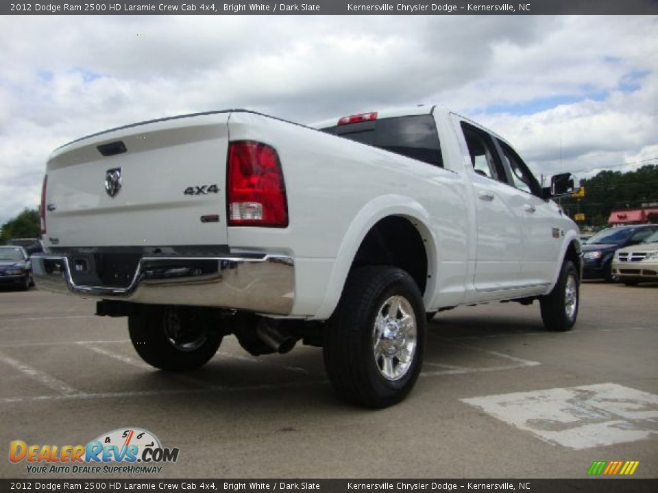 2012 Dodge Ram 2500 HD Laramie Crew Cab 4x4 Bright White / Dark Slate Photo #3