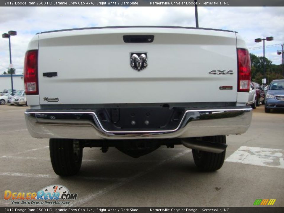 2012 Dodge Ram 2500 HD Laramie Crew Cab 4x4 Bright White / Dark Slate Photo #4