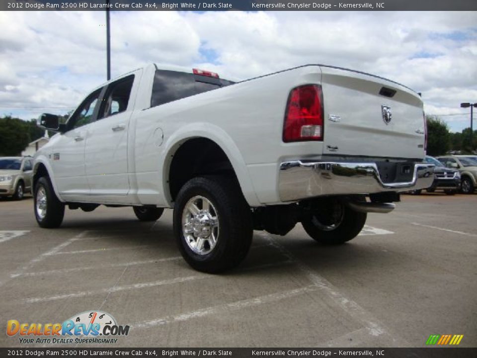 2012 Dodge Ram 2500 HD Laramie Crew Cab 4x4 Bright White / Dark Slate Photo #5