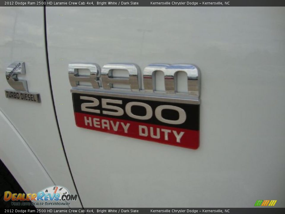 2012 Dodge Ram 2500 HD Laramie Crew Cab 4x4 Bright White / Dark Slate Photo #18