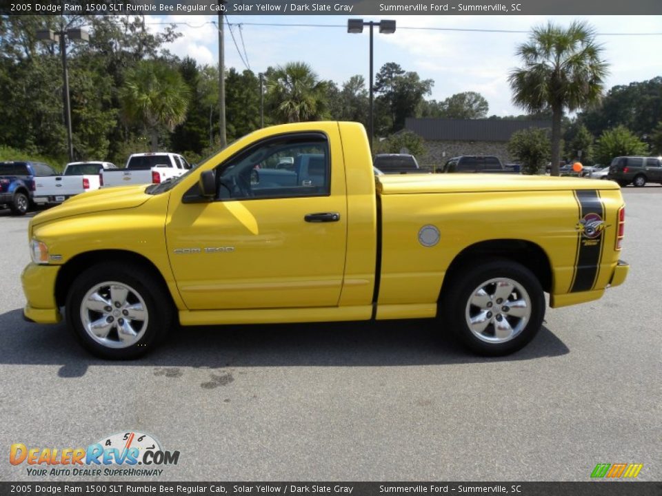 Solar Yellow 2005 Dodge Ram 1500 SLT Rumble Bee Regular Cab Photo #2