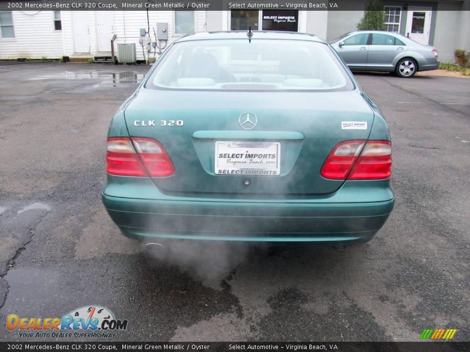 2002 Mercedes-Benz CLK 320 Coupe Mineral Green Metallic / Oyster Photo #11