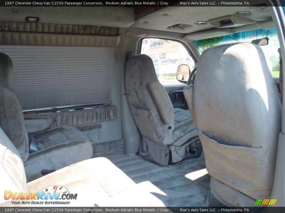 Gray Interior - 1997 Chevrolet Chevy Van G1500 Passenger Conversion Photo #7