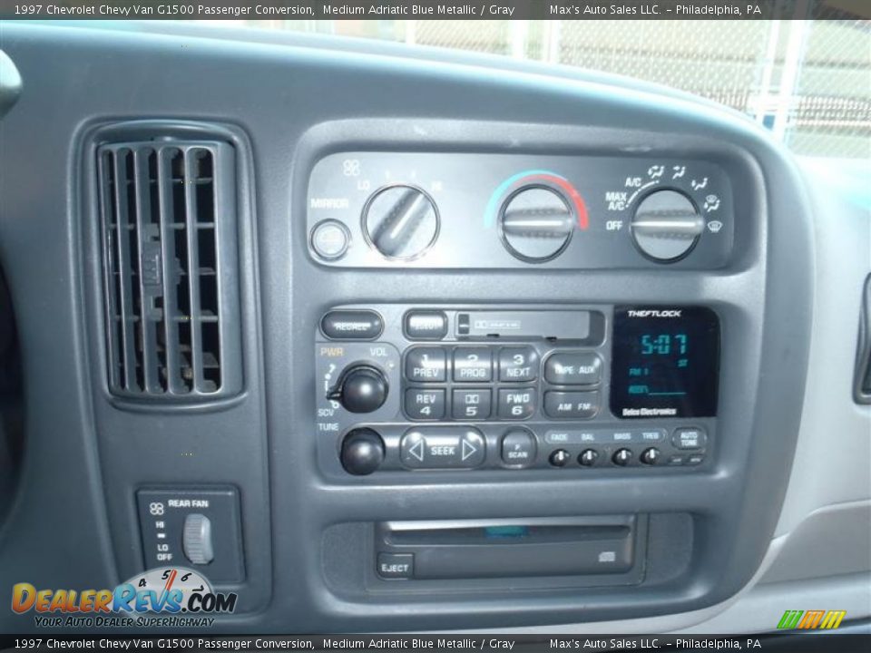 Controls of 1997 Chevrolet Chevy Van G1500 Passenger Conversion Photo #9