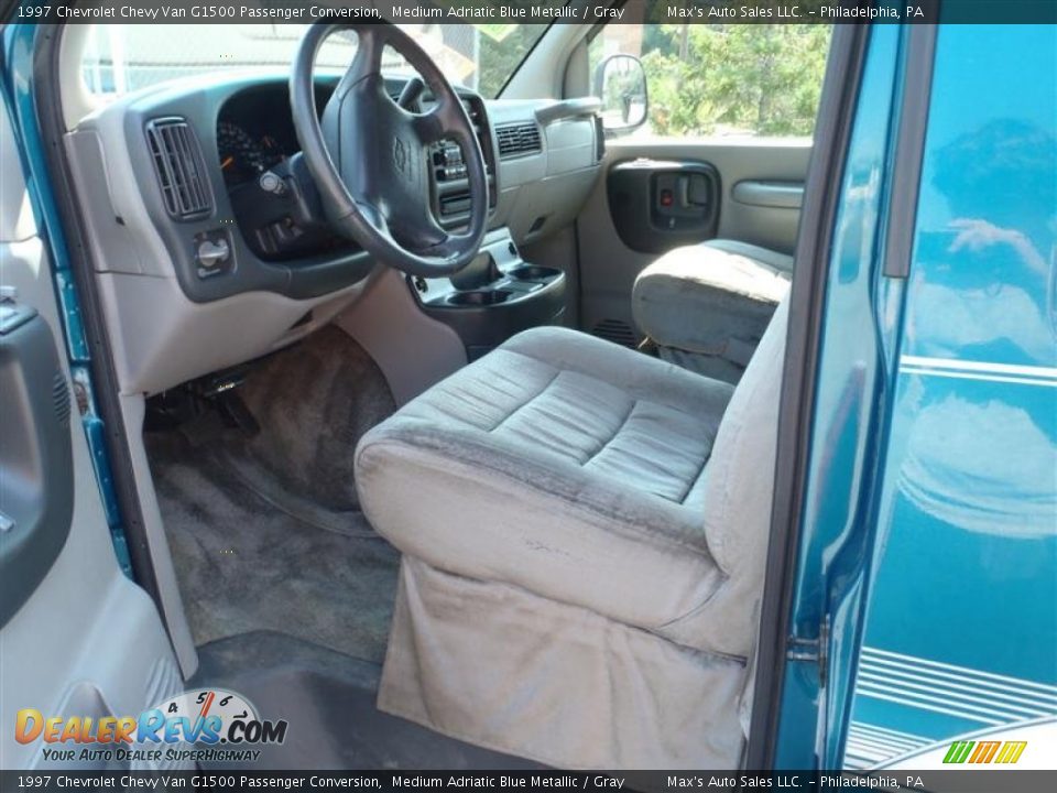Gray Interior - 1997 Chevrolet Chevy Van G1500 Passenger Conversion Photo #16