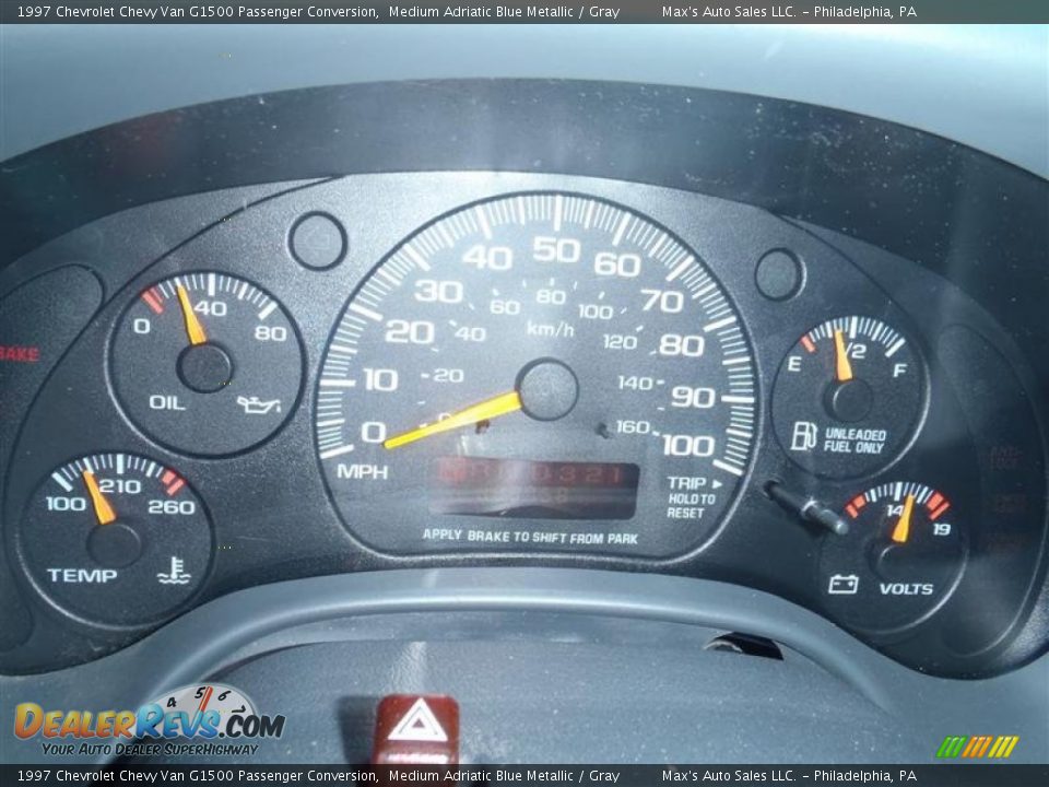 1997 Chevrolet Chevy Van G1500 Passenger Conversion Gauges Photo #34