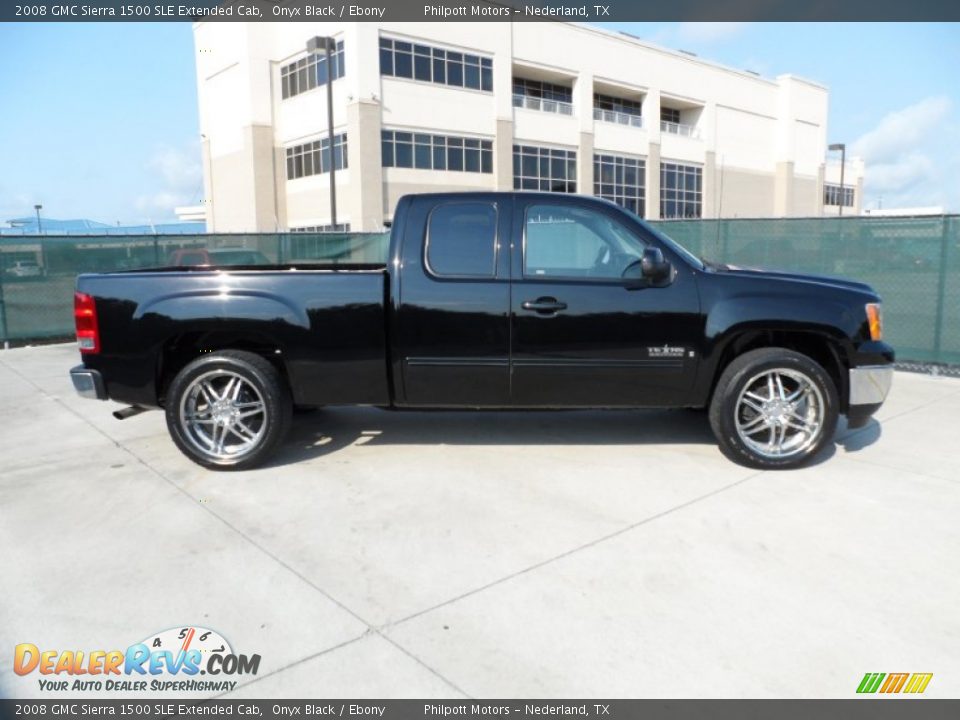 Custom Wheels of 2008 GMC Sierra 1500 SLE Extended Cab Photo #2