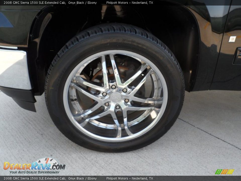 Custom Wheels of 2008 GMC Sierra 1500 SLE Extended Cab Photo #11